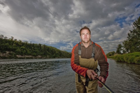 Fly fisherman