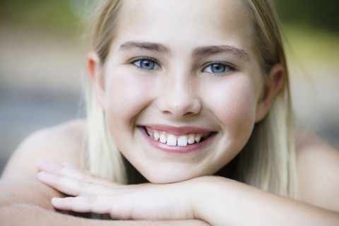 Portrait of young girl