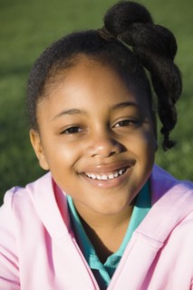 Portrait of young girl