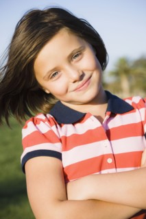 Portrait of young girl