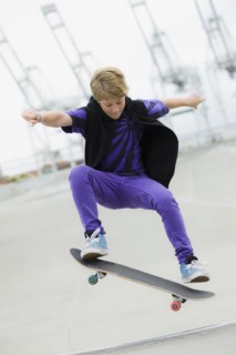 Skateboarding