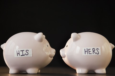 His and hers piggy banks