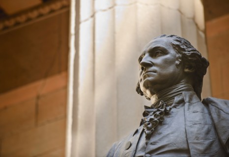 Statue of George Washington.