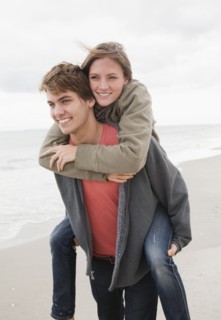 Couple at the beach