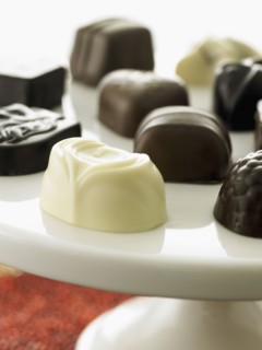 Tray of chocolates