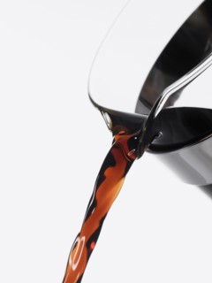 Pouring coffee