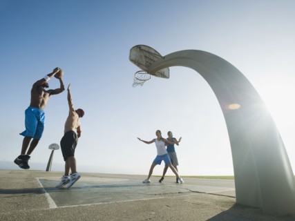 Basketball players