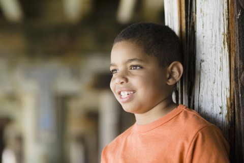 Portrait of young boy