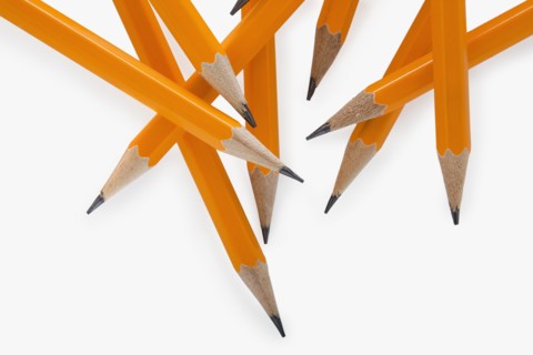 Sharpened pencils