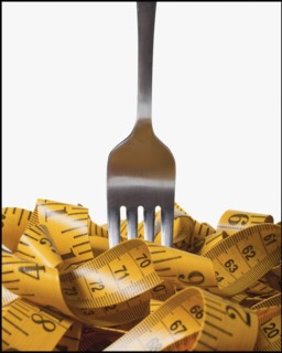Fork in measuring tape