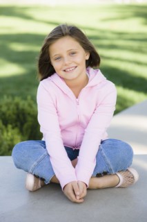 Portrait of young girl