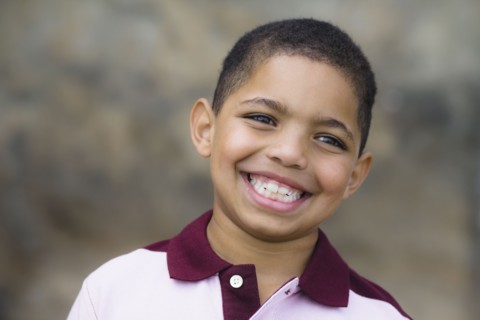 Portrait of young boy