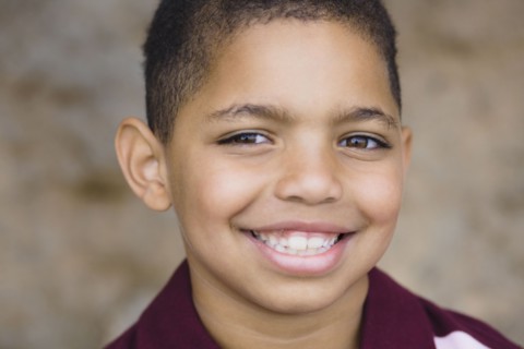 Portrait of young boy