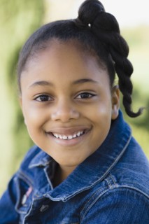 Portrait of young girl