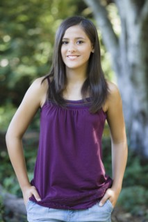 Portrait of young woman