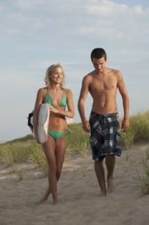 Couple at the beach