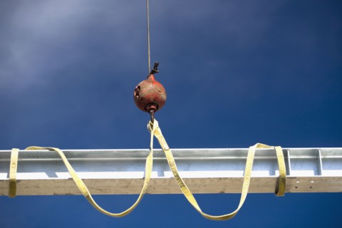 Crane and beam