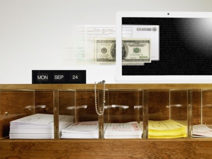 Bank counter