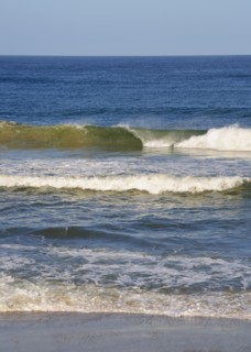 Waves at the beach