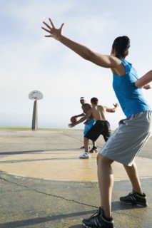 Basketball players