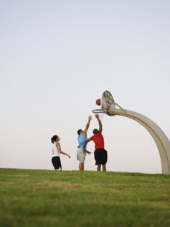 Basketball players