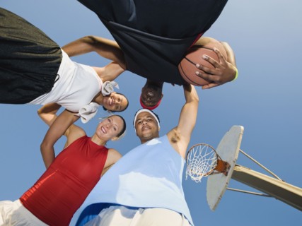 Basketball players