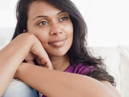 Woman sitting