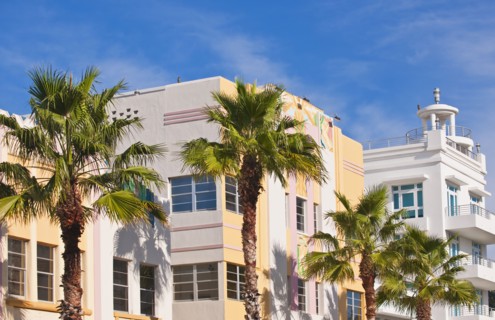 Art deco buildings.