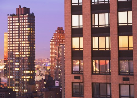 Illuminated Skyscrapers