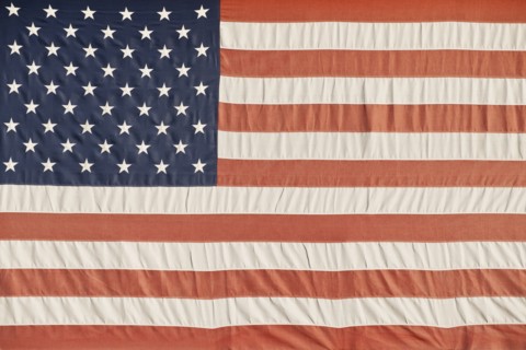 American flag.