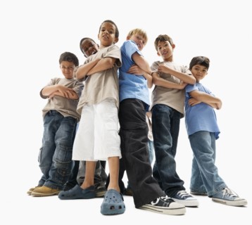 Group of young boys. Photographer: momentimages