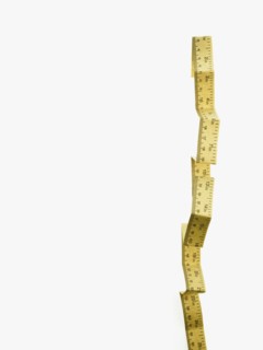 Measuring tape. Photographer: David Arky