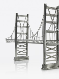 Suspension bridge. Photographer: David Arky
