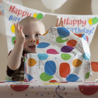 First birthday. Photographer: Mike Kemp