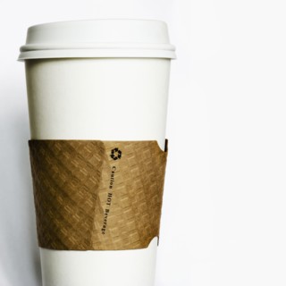 Disposable coffee cup. Photographer: Joe Clark