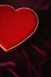 Heart shaped box of chocolates. Photographer: Joe Clark