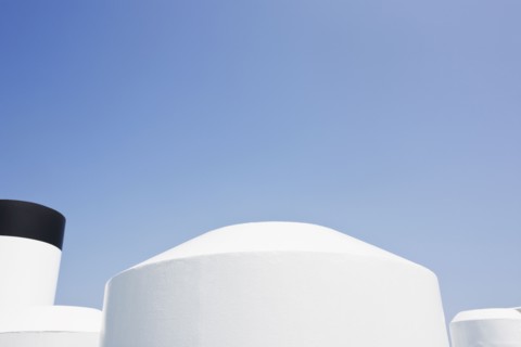 Industrial smokestack. Photographer: Chris Hackett