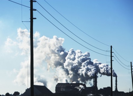 Smoke stacks. Photographer: fotog