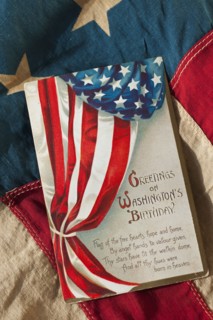American flag.