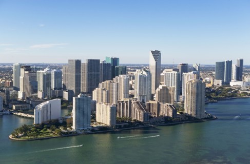 Downtown waterfront buildings. Photographer: fotog
