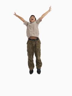 Boy jumping. Photographer: momentimages
