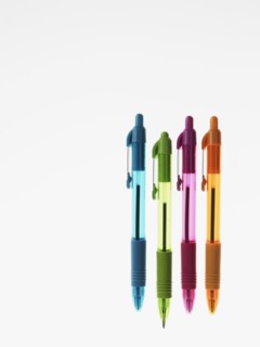 Colorful pens. Photographer: David Arky