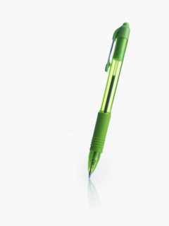 Green pen. Photographer: David Arky