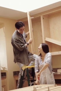Remodeling the kitchen. Photographer: Rob Lewine