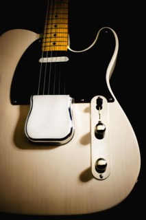 Electric guitar. Photographer: Joe Clark