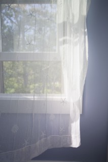 Sheer curtains. Photographer: Chris Hackett