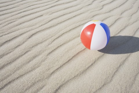 Beach ball. Photographer: Chris Hackett