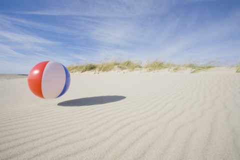 Beach ball. Photographer: Chris Hackett