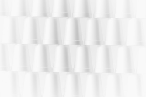 Stack of foam cups. Photographer: Joe Clark