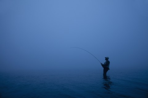 Fly fisherman. Photographer: Mike Kemp